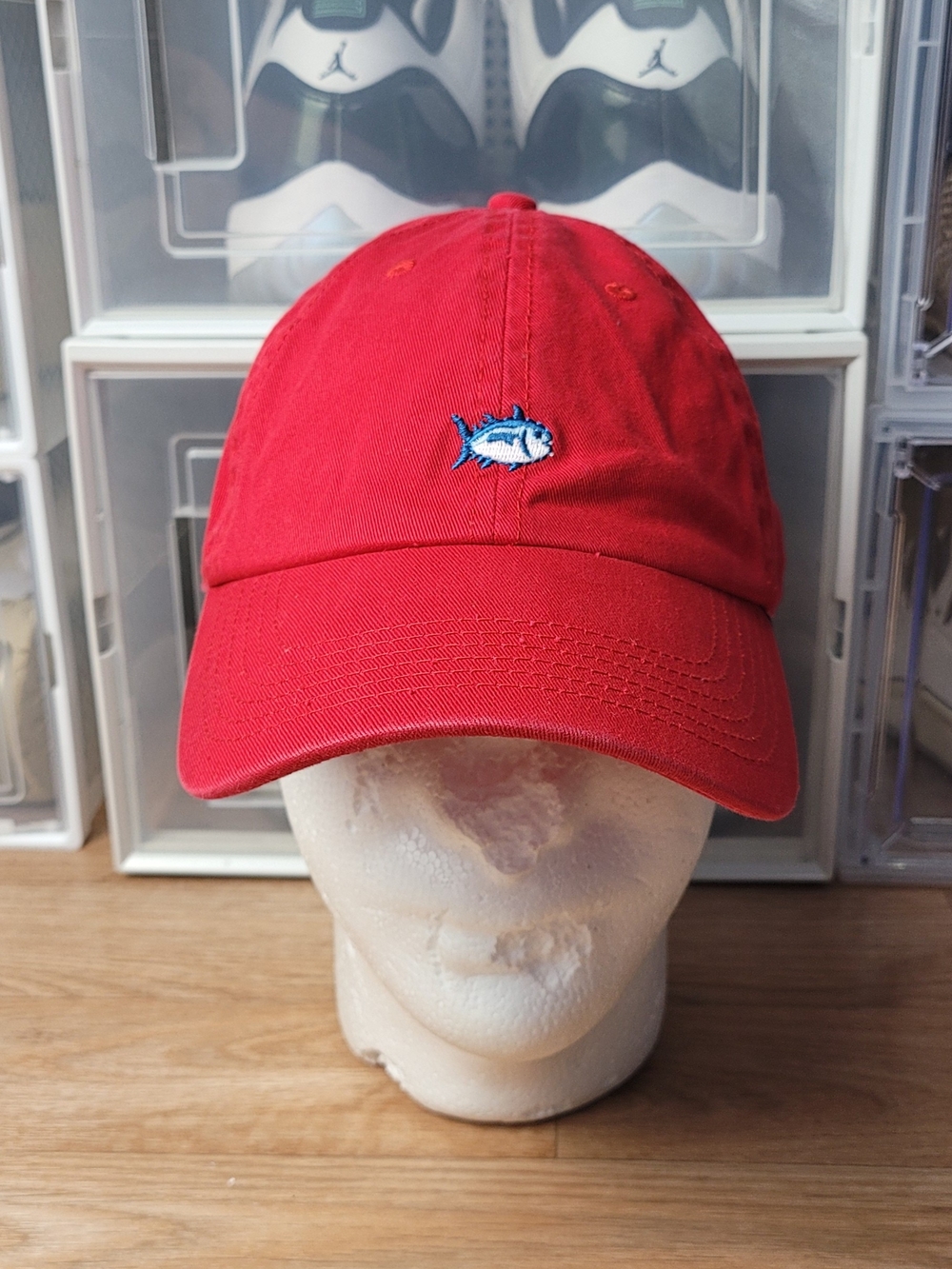 NWT Southern Tide The Skipjack Strapback Adjustable Hat Cap Red
